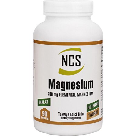 Ncs Magnesium Malat Glisinat Taurat 2 Kutu 180 Tablet