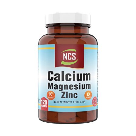 Ncs Calcium Magnesium Çinko D k Kalsiyum Vitamin 120 Tablet