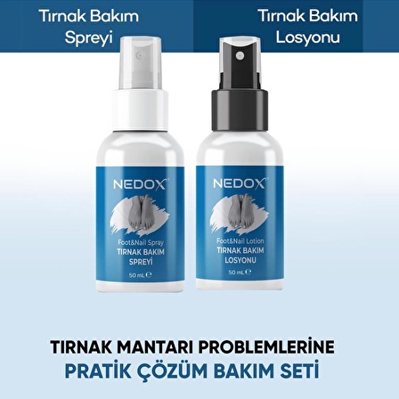 Nedox Tırnak Bakım Spreyi Ve Losyonu 50ml+50ml