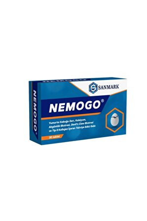 SANMARK Nemogo Yumurta Kabuğu Zarı 30 Tablet