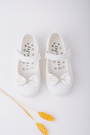 Fiyonklu Kız Bebe Ayakkabı