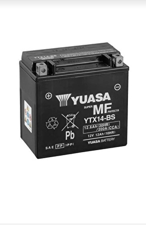 YUASA YTX14 BS AKÜ