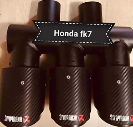 HONDA FC5 UYUMLU KROM 3 LÜ EGZOZ UCU