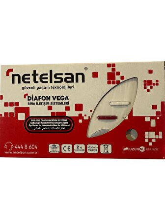 Netelsan Vega Diafon Kapıcısız Şube (2 Adet)