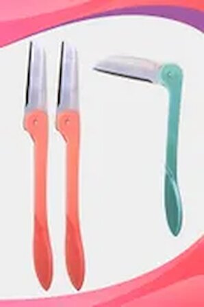 Xolo 3 Adet Katlanabilir Kaş Usturası Kaş Jilet Bıçak