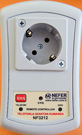 Nefer NF3212 Telefonla Kumanda Cihazı Telekom hatlı
