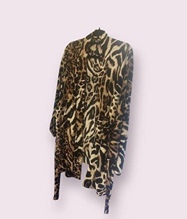 Batu Tasarım Özel Tasarım Ithal Viskon Kumaş Kadın Kimono-Çita