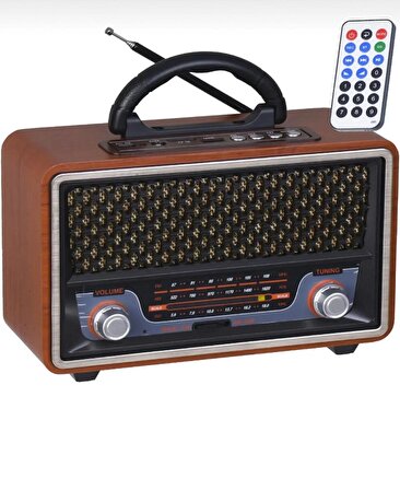 NİKULA STAR RDL-4617BT Bluetooth Kablosuz Kumandalı Nostalji Radyo