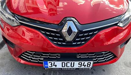 Renault Clio 5 Krom Ön Panjur 6 Parça 2019 ve Üzeri