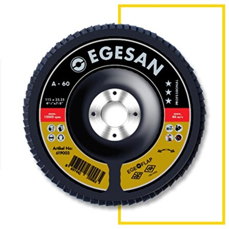 EGESAN 115mm 40 KUM QUA AO FLAP DİSK