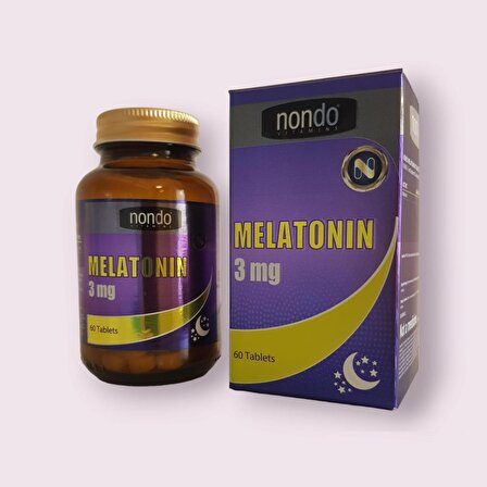 Nondo Melatoninn 3 Mg 60 Tablet – Uyku artık sorun değil