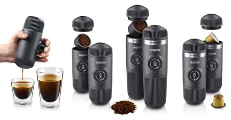 Wacaco Nanopresso Taşınabilir Espresso Makinesi+NS Kit