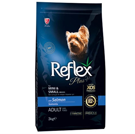 Reflex PLUS Adult Tavuklu 3 Kg +﻿Reflex PLUS Somonlu 3Kg Mini Irk Köpek Maması +Konserve Hediyeli