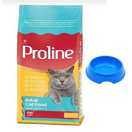 Pro Line Balıklı Pirinçli Yetişkin Kedi Maması 1.2 Kg+ Küçük Mama Kabı Hediyeli