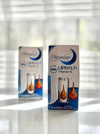 Nowadays LİPBALM Dudak Koruyucu Vitamin-E 4'LÜ SET