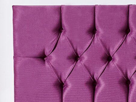 Niron Purple Çift Kişilik Yatak Başlığı - 160 cm Mor Kumaş Başlık - Baza ve Karyola Başlığı