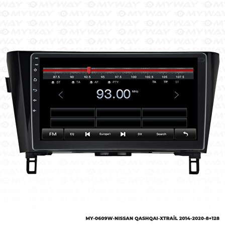 Araç Multimedya Nissan Qashqai Android 12 Carplay 4Gb Ram + 64Gb Hdd 2014-2020 Navigasyon Ekran MYW