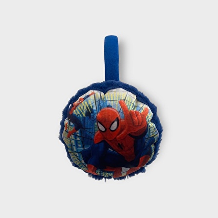 Neşeli Bebekler Spider Man Baskılı 2-8 Yaş Arası Isıtıcı Boy Ayarlanabilir Kulaklık Mavi