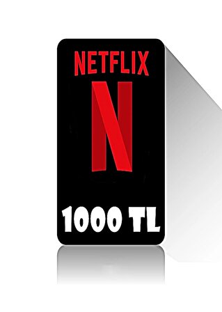 NETFLİX 1000 TL Hediye Kartı