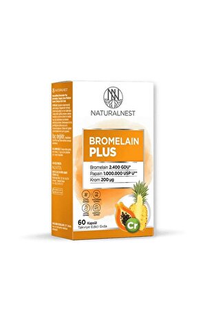 Natural Nest Natural NestBromelain Plus 500 mg 60 kapsül