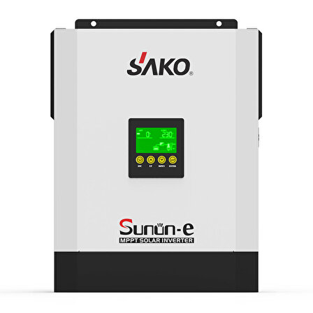 Sunon-E Tam Sinüs Akıllı 24V 2.4KW (450-500VDC) Tam Sinüs Akıllı İnverter