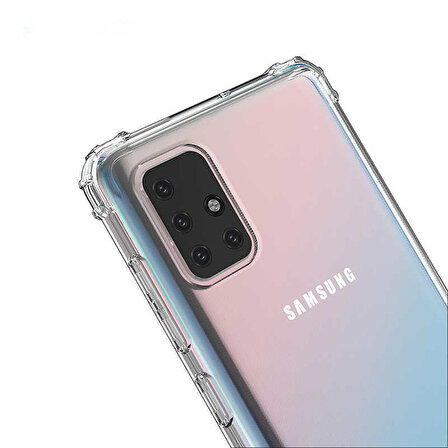 Samsung Galaxy M51 Kılıf Darbe Emici Anti Shock TPU Silikon