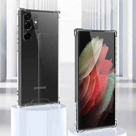 Samsung Galaxy S22 Ultra Kılıf Darbe Emici Anti Shock TPU Silikon