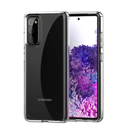 Samsung Galaxy S20 FE Kılıf Şeffaf Sert TPU Silikon