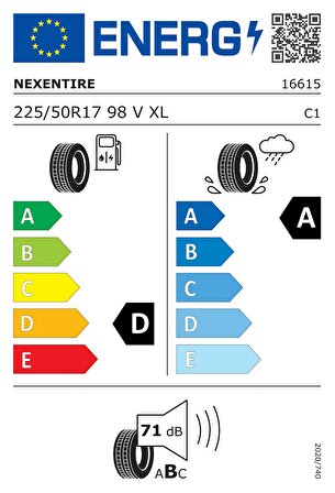 Nexen 225/50 R17 XL 98V N-Fera Primus Oto Yaz Lastiği 2023