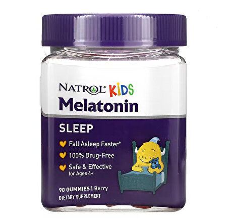 Natrol Kids Mela-tonin Sleep 90 Gummies Dietary Supplement