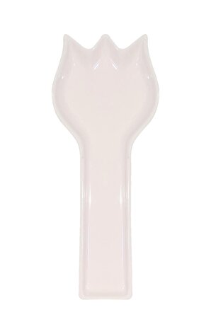 Nishev Zarif İnci Seramik El Kaşıklık 26 cm - Beyaz