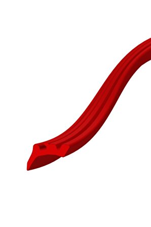 Cnc Körük Sıyırıcı Lastik Cnc Fitili 25 Metre Uzunluk Kırmızı Renk