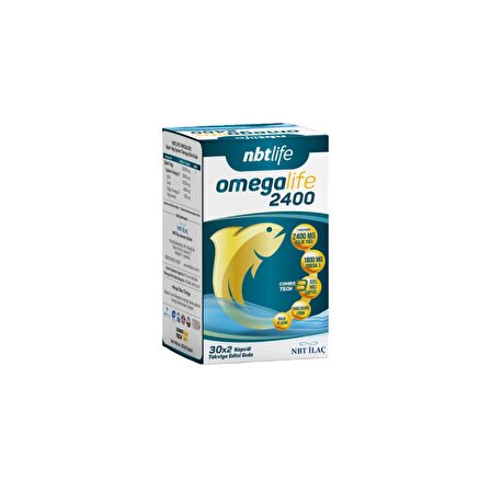 Omegalife 2400 Takviye Edici Gıda 30X2 Kapsül