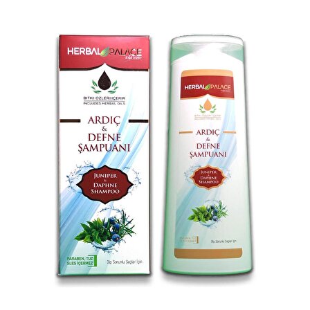 Herbal Palace Ardıç ve Defne Şampuanı 400 ml x 2 Adet