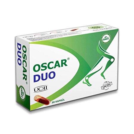 Anti Oscar Duo Uc2 Undenature Tip2 Kolajen 30 Kapsül x 2 Adet