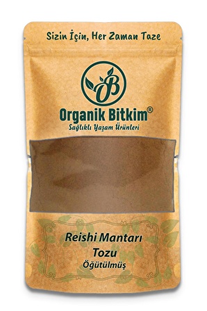 Organik Bitkim Reishi Mantarı Tozu (Ganoderma Lucidum) 10 gr