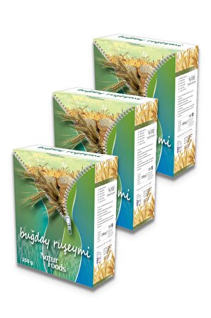 Natur Foods Buğday Rüşeymi-Doğal Katkısız 3 x 250 gr