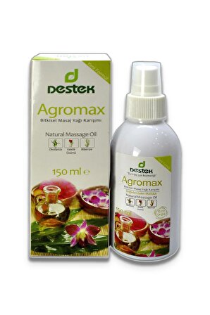 Destek Agromax Masaj Yağı 150 ml (Bitkisel Yağ Karışımı) x 2 Adet