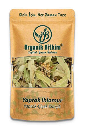 Organik Bitkim Ihlamur Yaprak - Yeni Mahsul, Doğal, Taze 100 gr