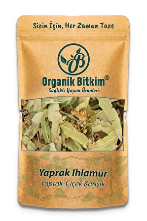 Organik Bitkim Ihlamur Yaprak - Yeni Mahsul, Doğal, Taze 50 gr