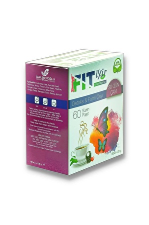 Fit İxir Bitkisel Karışım Detoks & Form Çayı 2 x 60 Süzen Poşet