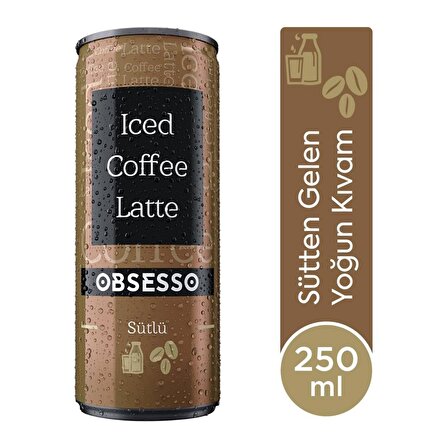Obsesso Sütlü Soğuk Kahve 250 Ml X 6 Adet