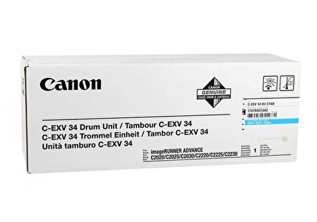 Canon C-EXV-34 Mavi Fotokopi Drum Ünitesi