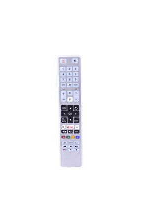Toshiba CT-8054 Netflix Tuşlu Beyaz Lcd/Led Tv Kumandası