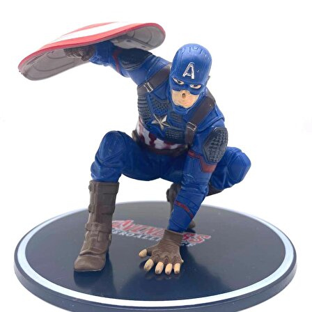 Marvel Avangers Kaptan Amerika Standlı Eklemli Koleksiyon Aksiyon Figür 