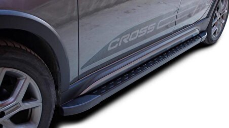 Omsa Line Ford Tourneo Custom 2012 Sonrası Uzun Şasi Dot line Siyah Yan Koruma Basamak