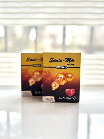 Sante-Mix Sante Mix Omega3 1000MG 30 Softgel Kapsül 2'Lİ SET