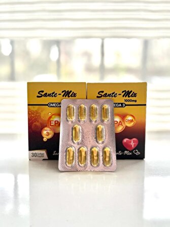 Sante-Mix Sante Mix Omega3 1000MG 30 Softgel Kapsül 2'Lİ SET