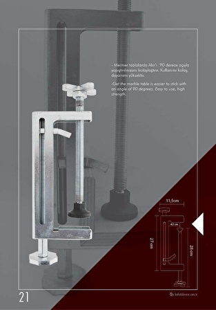 Mermerci İşkencesi 8 cm (BULUT)