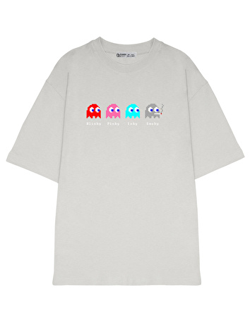 Unisex Oversize T-shirt Tetris Smoky